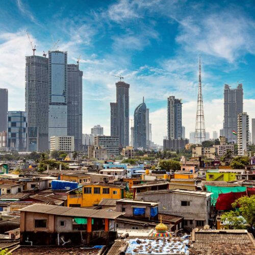 buildings skyline roofs