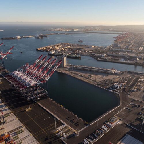 LA harbors and Long Beach